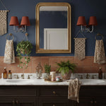 Wall Lamp Dimmable Fabric Shade Hardwired Indoor Fixture