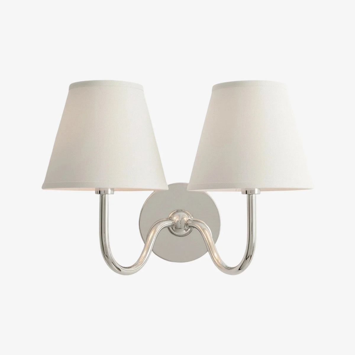 Wall Lamp Dimmable Fabric Shade Hardwired Indoor Fixture