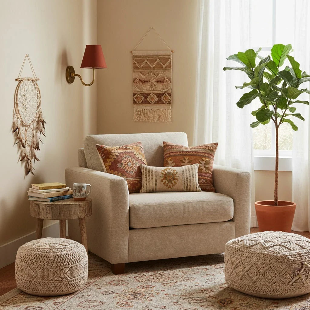 Wall Lamp Dimmable Fabric Shade Hardwired Indoor Fixture