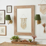 Wall Lamp Dimmable Fabric Shade Hardwired Indoor Fixture