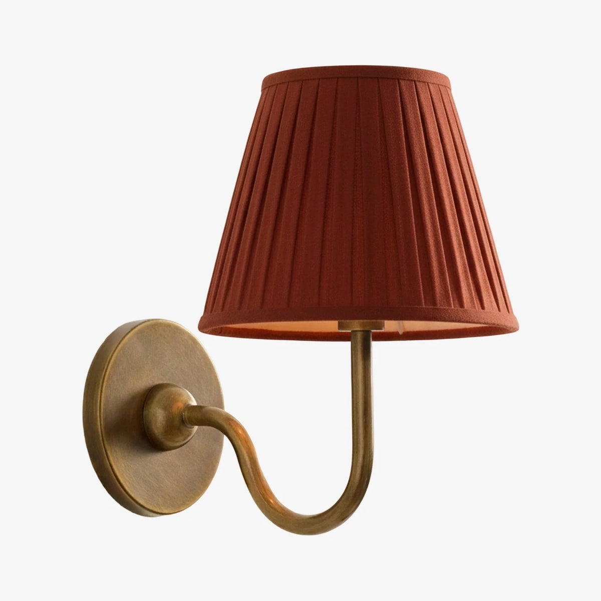 Wall Lamp Dimmable Fabric Shade Hardwired Indoor Fixture