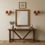 Wall Lamp Dimmable Fabric Shade Hardwired Indoor Fixture