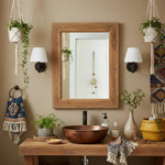 Wall Lamp Fabric Shade Dimmable Soft Diffused Light