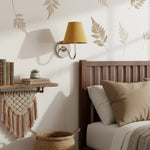 Wall Lamp Fabric Shade Dimmable Soft Diffused Light