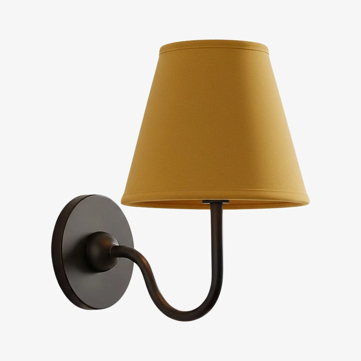 Wall Lamp Fabric Shade Dimmable Soft Diffused Light