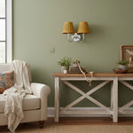 Wall Lamp Fabric Shade Dimmable Soft Diffused Light