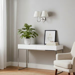 Wall Lamp Fabric Shade Dimmable Soft Diffused Light