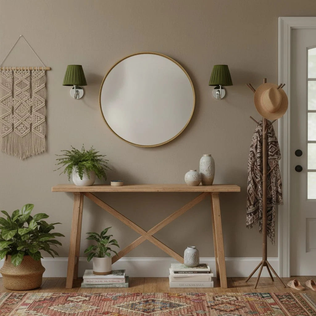 Wall Lamp Fabric Shade Dimmable Soft Diffused Light