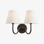 Wall Lamp Fabric Shade Dimmable Soft Diffused Light