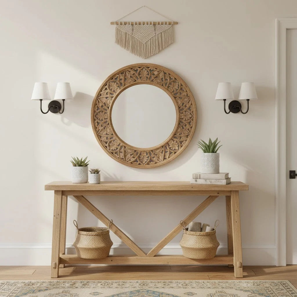 Wall Lamp Fabric Shade Dimmable Soft Diffused Light