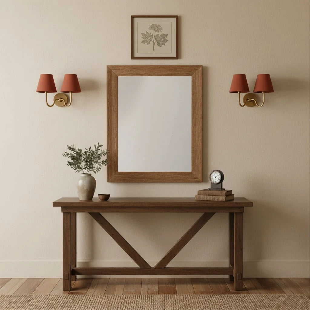 Wall Lamp Fabric Shade Dimmable Soft Diffused Light