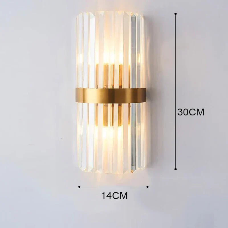 Wall Lamp Gold Finish LED Warm & Cool White