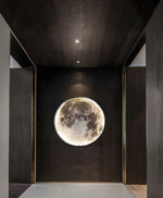 Wall Lamp Minimalist Moon Dimmable LED & Remote