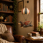 Wall Lamp Santa Balloon Design Warm White Easy Mount