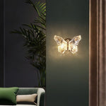 Wall Light Butterfly Design Soft Ambient Lighting Three Color Options