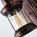 Wall Light Cast Iron & Glass E26/E27 Socket