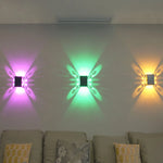Wall Light Color-Changing LED Hardwired Chrome