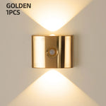 Wall Light Motion-Sensor LED Battery-Powered Automatic On/Off