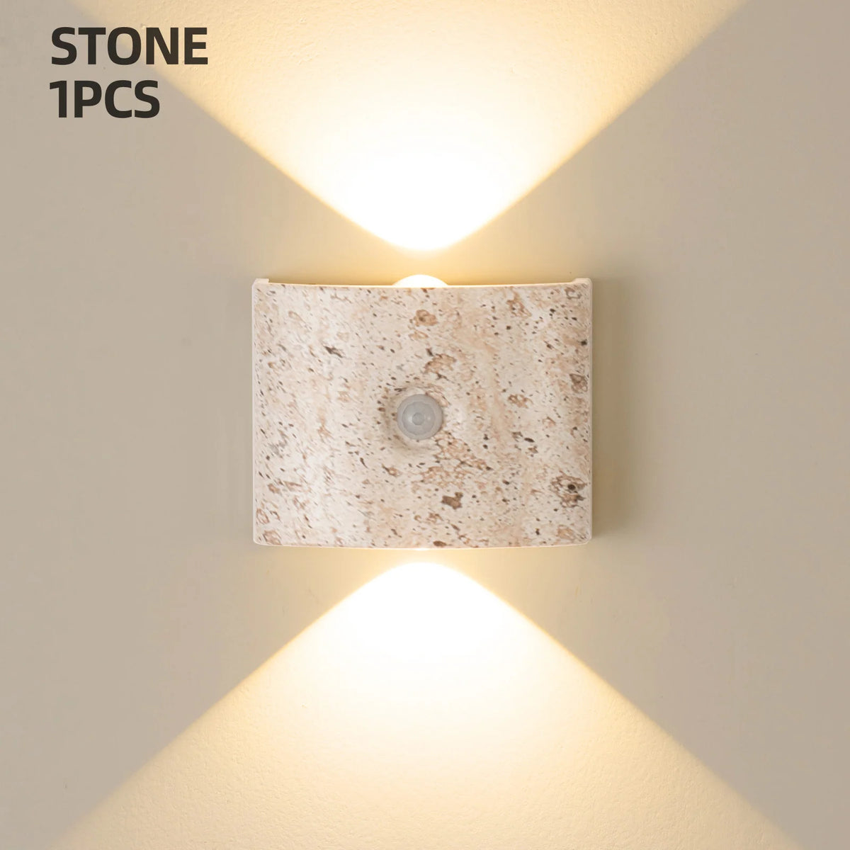 Wall Light Motion-Sensor LED Battery-Powered Automatic On/Off