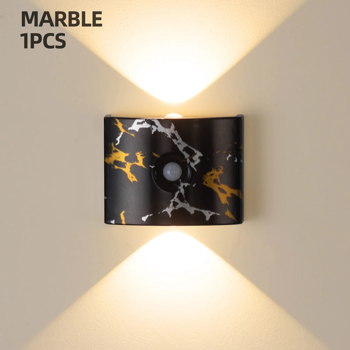 Wall Light Motion-Sensor LED Battery-Powered Automatic On/Off