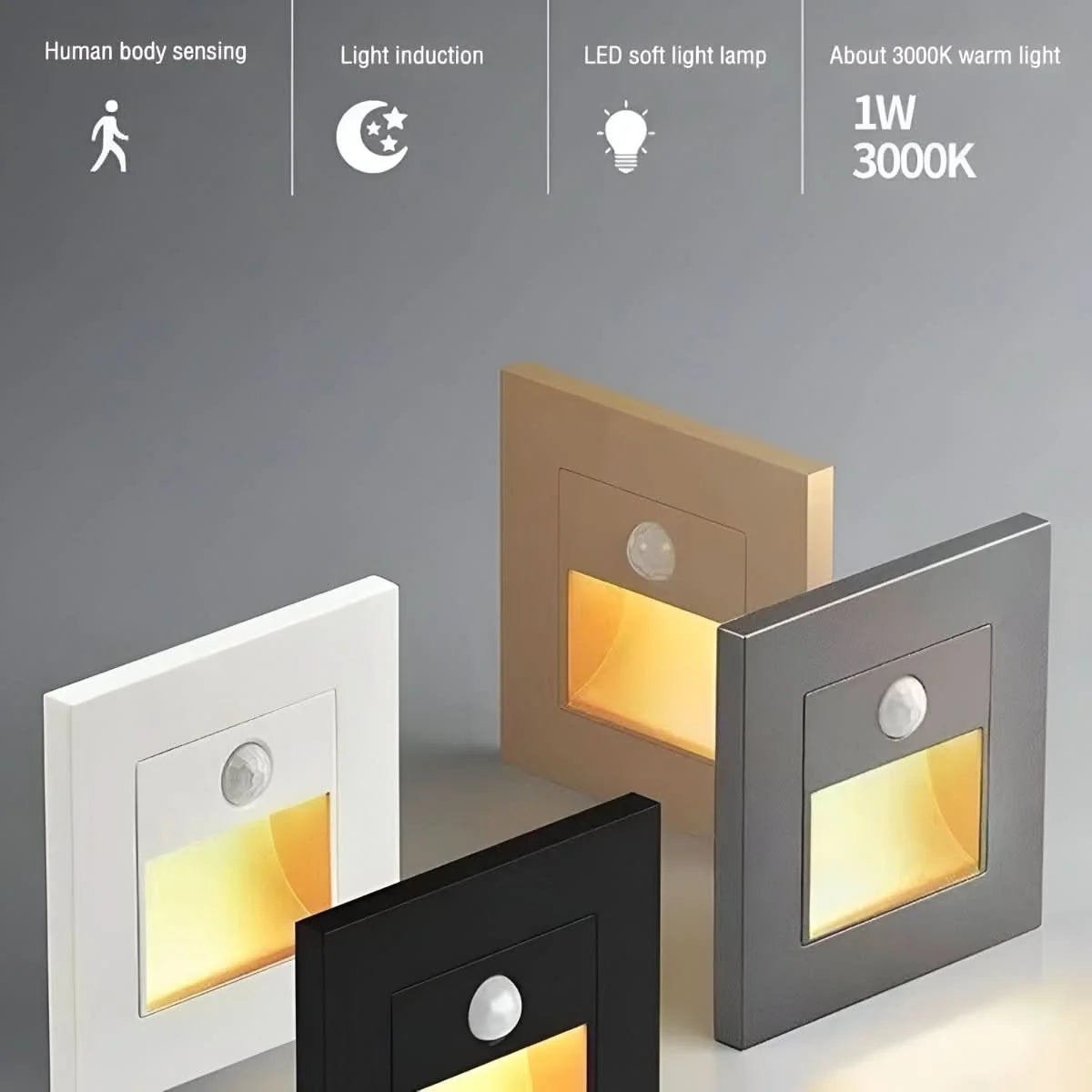 Wall Light Motion Sensor LED Warm White