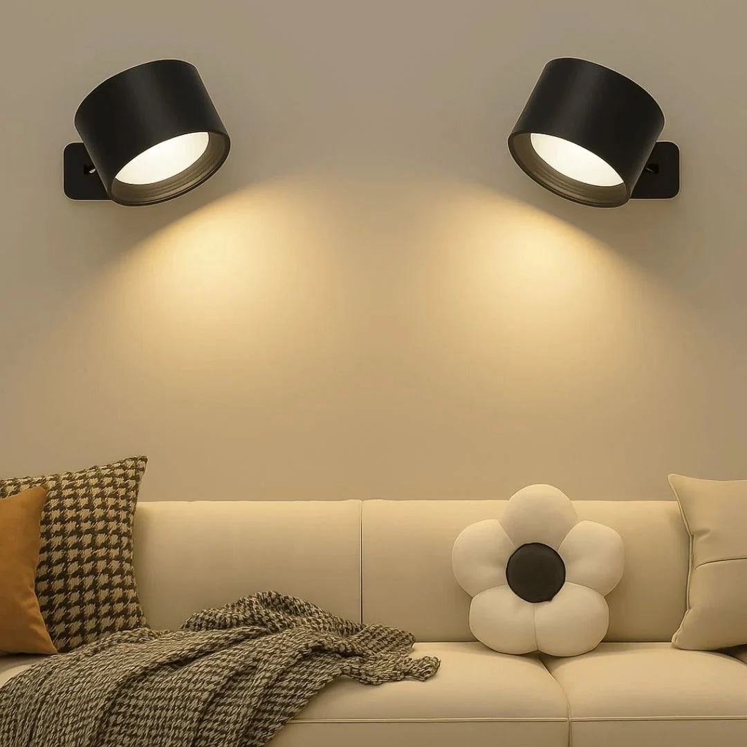 Wall Light Rechargeable 360° Magnetic Touch Control & Dimmable