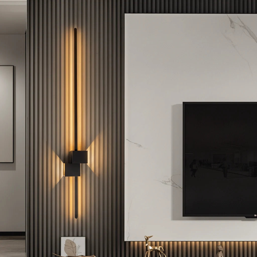 Wall Light Slim Metal Integrated LED Indirect Lighting