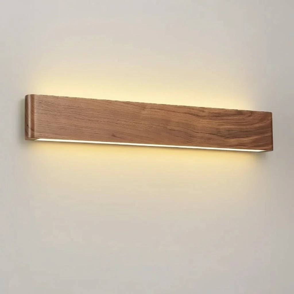 Wall Light Wooden Design 3 Color Temperatures LED
