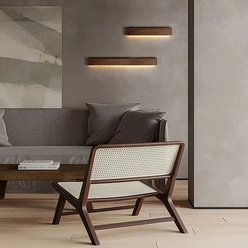 Wall Light Wooden Design 3 Color Temperatures LED