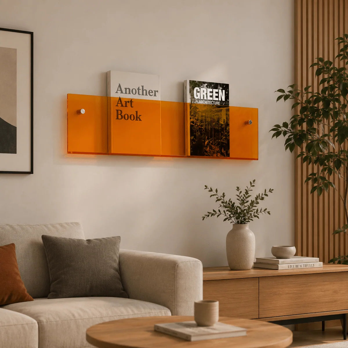 Wall Magazine Holder Space-Saving Modern Design