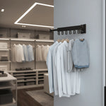 Wall-Mounted Clothes Dryer Retractable Fold-Flat Space-Saving Design