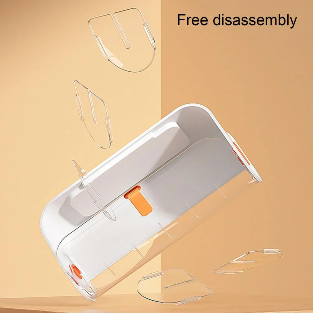 Wall-Mounted Clothes Organizer No-Drill Foldable Storage