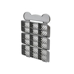 Wall-Mounted Clothing Organizer Self-Adhesive 3-Tier Stackable