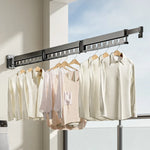 Wall-Mounted Drying Rack Foldable Aluminum Space-Saving