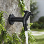 Wall-Mounted Faucet 304 Stainless Steel Space-Saving Rust-Resistant