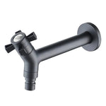 Wall-Mounted Faucet 304 Stainless Steel Space-Saving Rust-Resistant