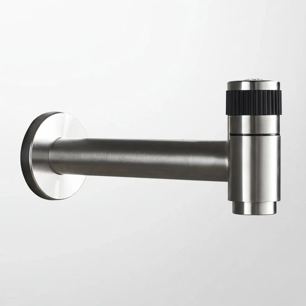 Wall-Mounted Faucet 304 Stainless Steel Space-Saving Rust-Resistant