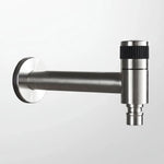 Wall-Mounted Faucet 304 Stainless Steel Space-Saving Rust-Resistant