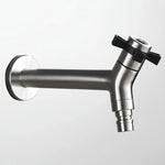 Wall-Mounted Faucet 304 Stainless Steel Space-Saving Rust-Resistant