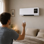 Wall-Mounted Heater & Fan Remote Control 1800W Timer