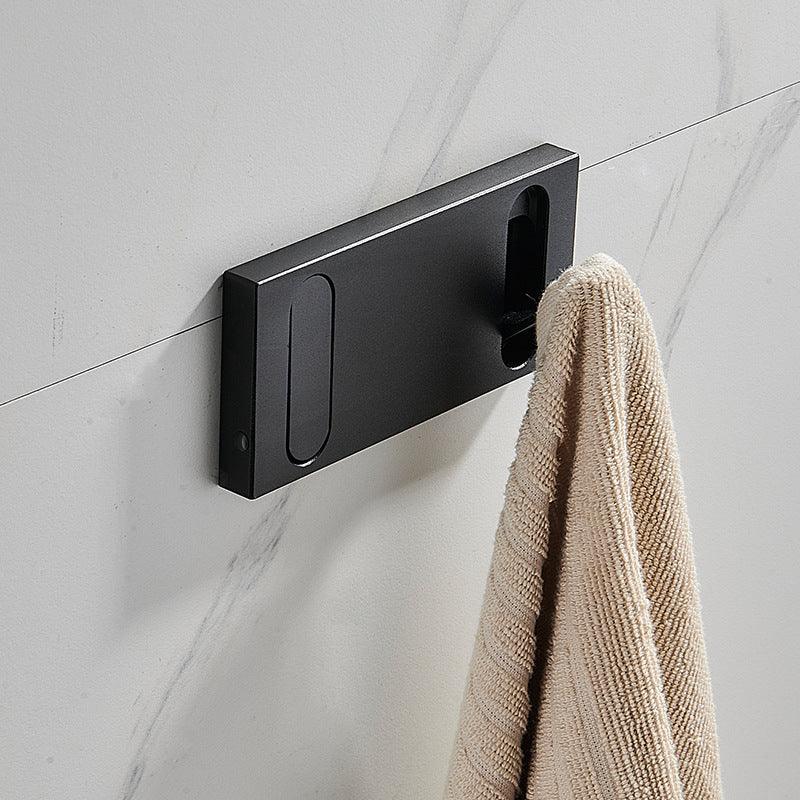 Wall-Mounted Hook Rack Metal 1–5 Hooks Minimalist Design