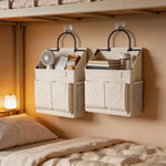Wall-Mounted Mail Organizer Mesh Pocket Space-Saving Vertical Storage