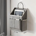 Wall-Mounted Mail Organizer Mesh Pocket Space-Saving Vertical Storage