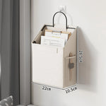 Wall-Mounted Mail Organizer Mesh Pocket Space-Saving Vertical Storage