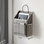 Wall-Mounted Mail Organizer Mesh Pocket Space-Saving Vertical Storage