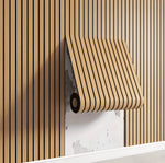 Wall Panels Peel-and-Stick Wood-Look Moisture-Resistant PVC