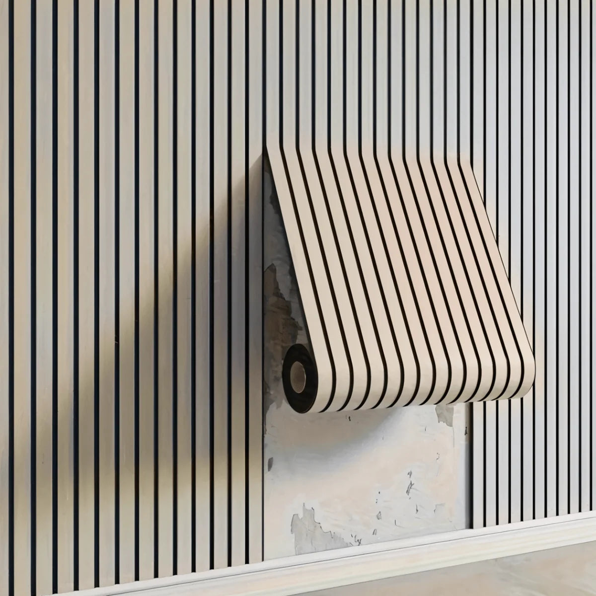 Wall Panels Peel-and-Stick Wood-Look Moisture-Resistant PVC