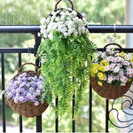 Wall Planter Handwoven Natural Rattan Hanging Design