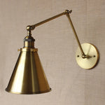 Wall Sconce Adjustable Cone Shade Hardwired