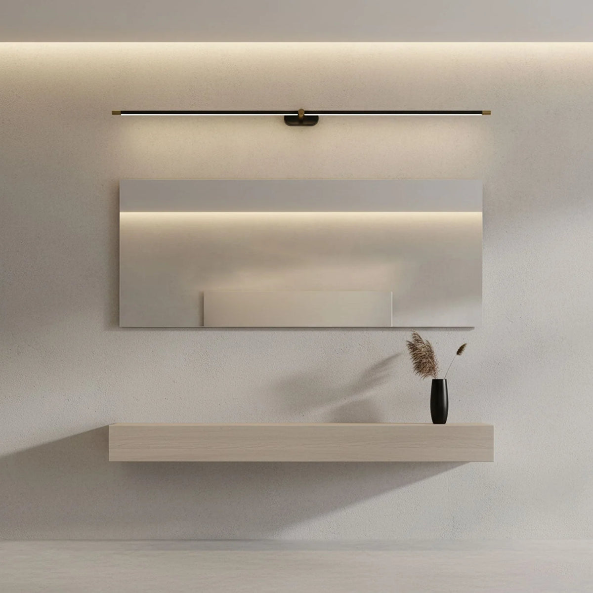 Wall Sconce Slim Linear USB Rechargeable Three-Color Dimmable LED